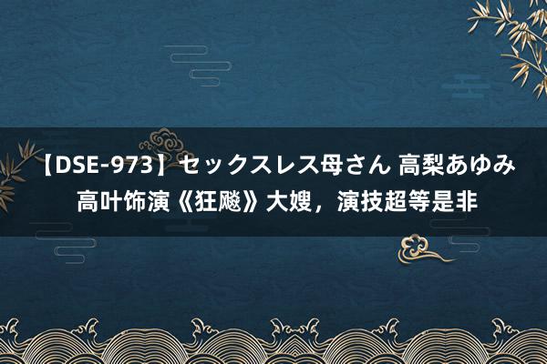 【DSE-973】セックスレス母さん 高梨あゆみ 高叶饰演《狂飚》大嫂,演技超等是非